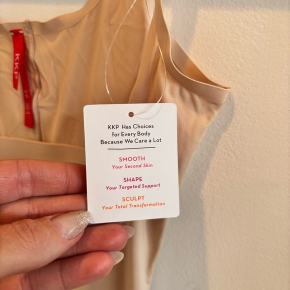 KKP Smartgrip Slip Open Bust Soft Nude Full Slimming Shapewear Size XS NWT - Picture 5 of 9